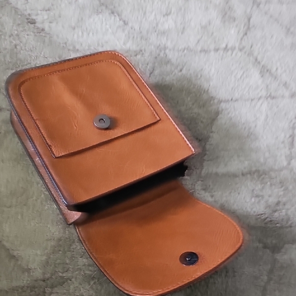 Embossed Studded Leatherlike Pouch - Picture 4 of 4